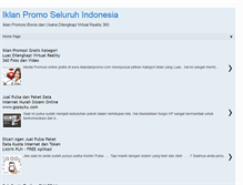 Tablet Screenshot of iklandanpromo.com